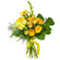Yellow bouquet of roses and chrysanthemum. Barbados